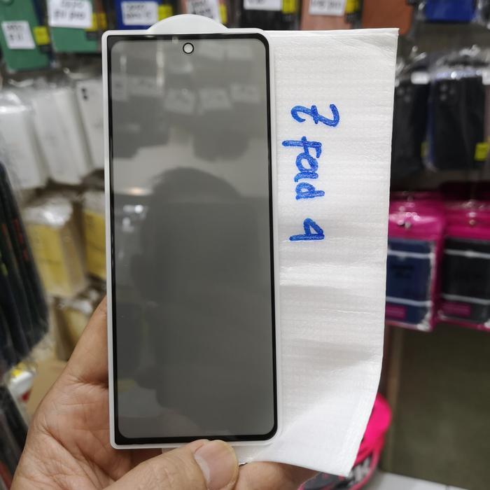 Stok Baru Tempred Glass Spy Samsung Z Fold 2 3 4 Kaca Full Privacy