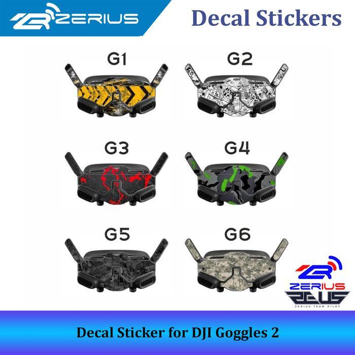 lx6wr- Decal Sticker For Dji Goggles 2, Skin For Dji Goggles 2