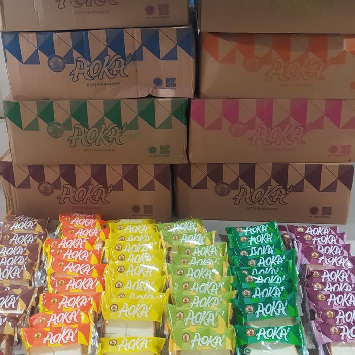 87ekcr- Roti Viral Aoka Karton 60 Pcs