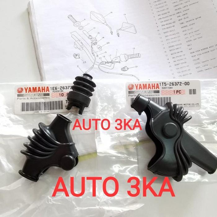 Karet Handle Rem Kopling Kanan Kiri Rxz Rxk Rxs Yt Rxking Rx King Cobra Tua 1T5-26372-00