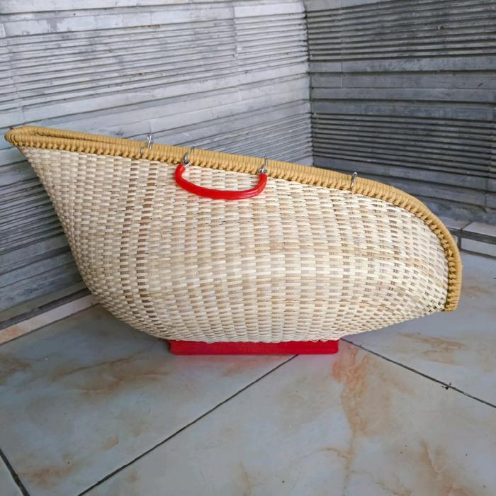 (Free Karpet)Kiso Ayam Bangkok Bahan Rotan Kisa Ayam Rotan Tas Ayam Bahan Rotan Kisa Ayam Jago