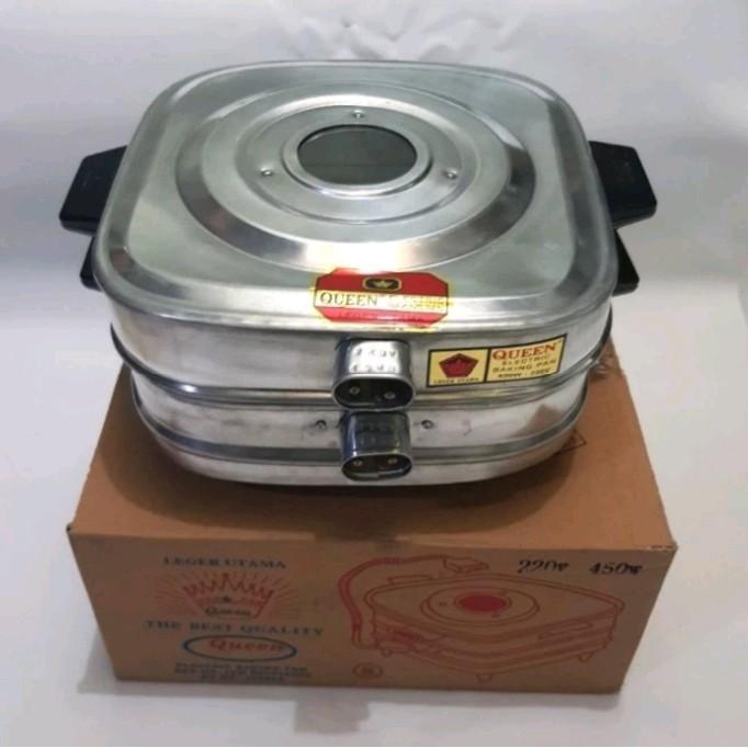 Oven Listrik Queen 450 Watt 220 Volt Oven Listrik Kue Lapis Legit Ukuran S