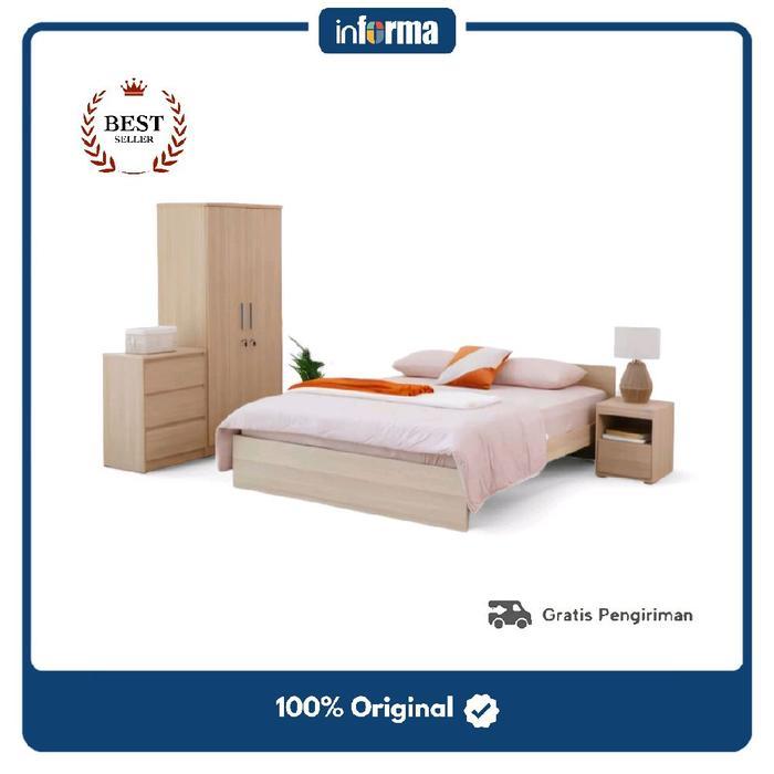 Informa Rana Set Kamar Tidur Maple - Cokelat