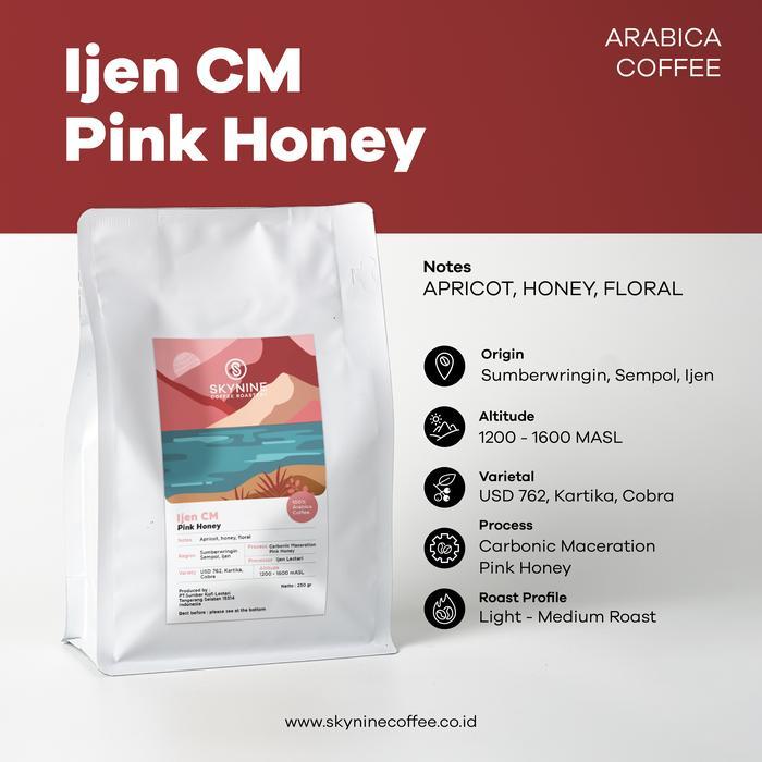 gym7- Kopi Arabika Ijen Cm Pink Honey Roasted Beans