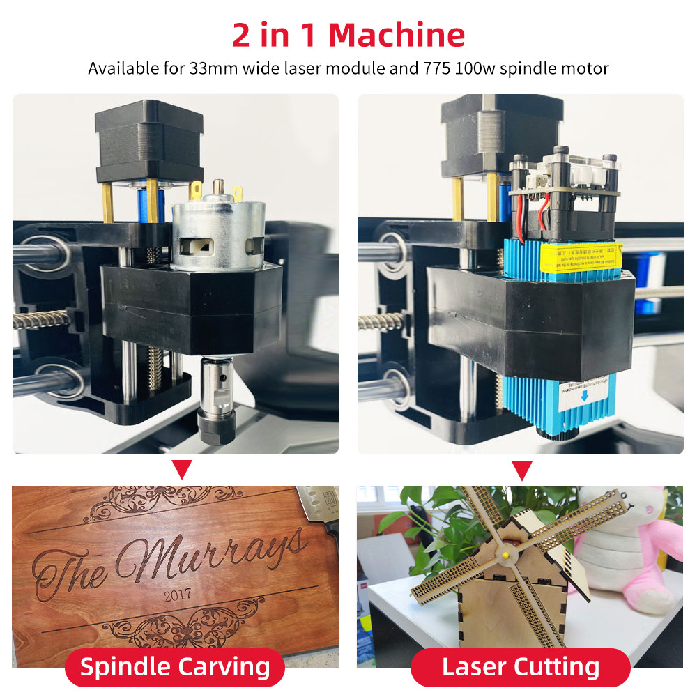 Cnc 3018 Pro Laser Engraving Machine 3 Axis W/ Offline Controller