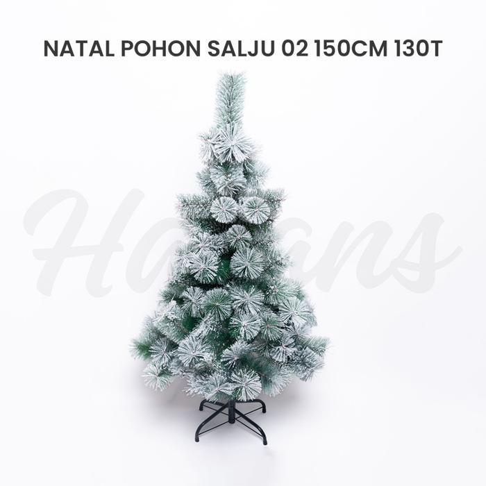Pohon Natal Christmas Salju / Pohon Cemara Dekorasi Hiasan Natal / Natal Pohon Salju 02 150Cm 130T