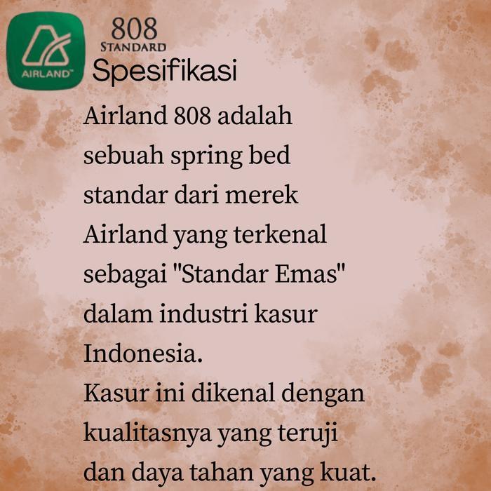 Airland Kasur Springbed 808 Standard - Full Set 160X200