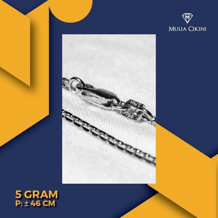 mhrr- Kalung Emas Putih Ubs Italy Santa 75% 5 Gram