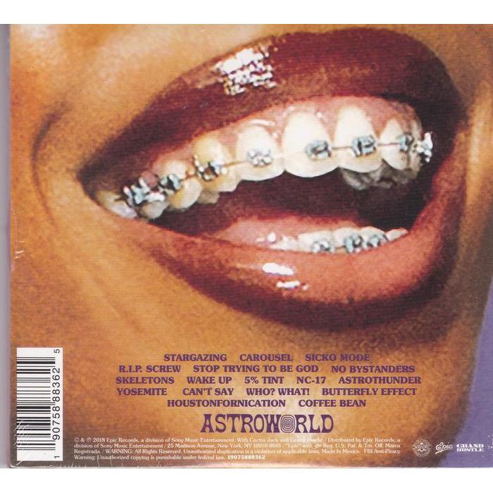 Cd Travis Scott - Astroworld Original Import