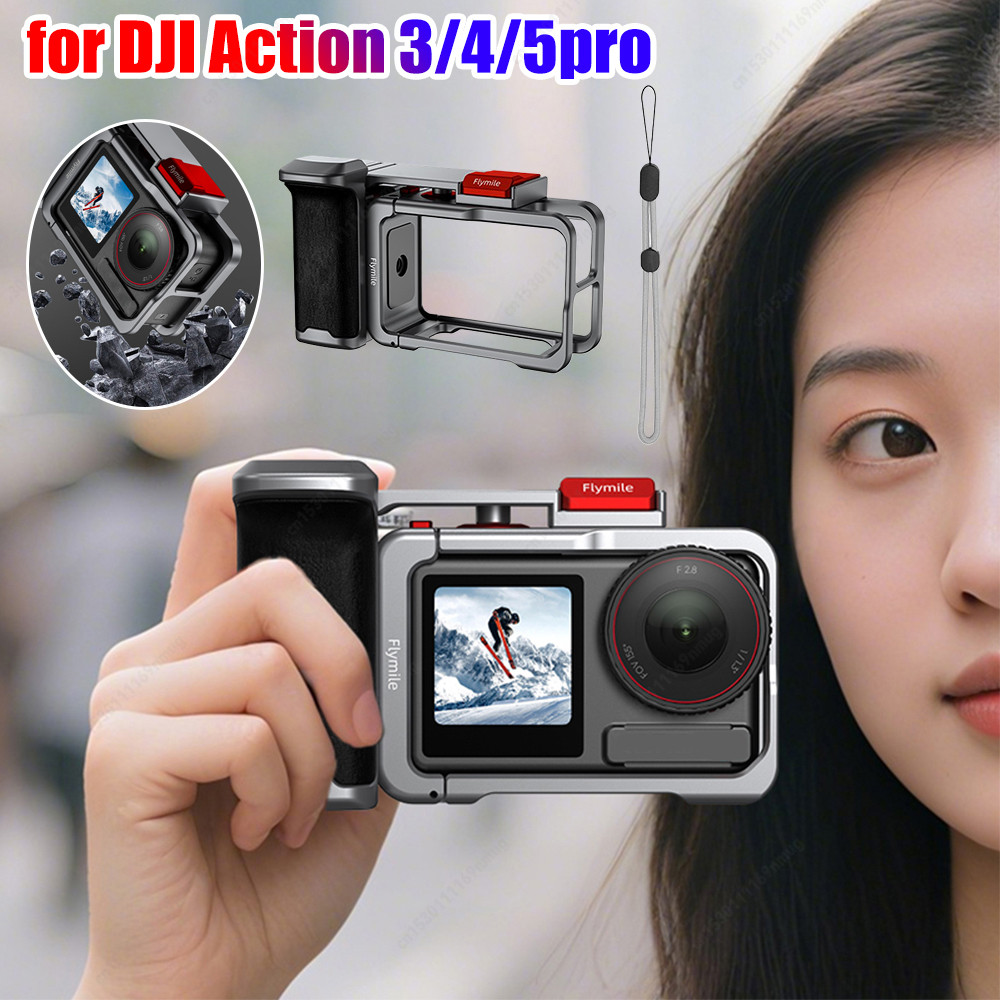 Aluminium Alloy Metal Frame Protective Frame Cage Cold Shoe Expansion Camera Accessories Handle Grip