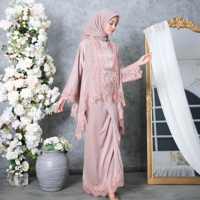 MUSLIMPEDI- Firda - One Set Putri 3In1 ( Outer Lilit Free Inner ) Raya Exlusive Collection Bahan