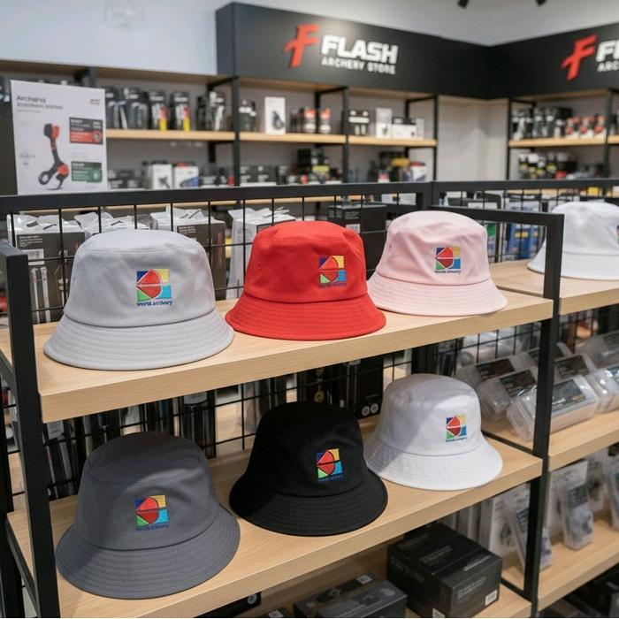 05kq- Bucket Archery Hat (Topi Memanah)