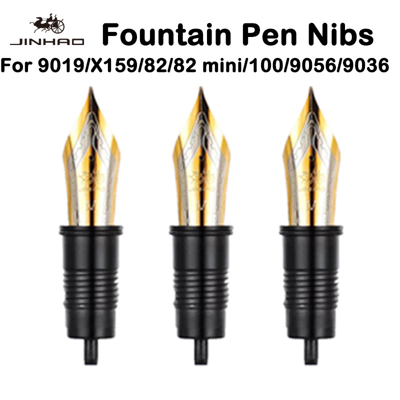 1/3 Pcs Jinhao Iridium Replaced Ef/F/M Nib For 9019/X159/82/82 /100/9056/9036 Fountain Pen School