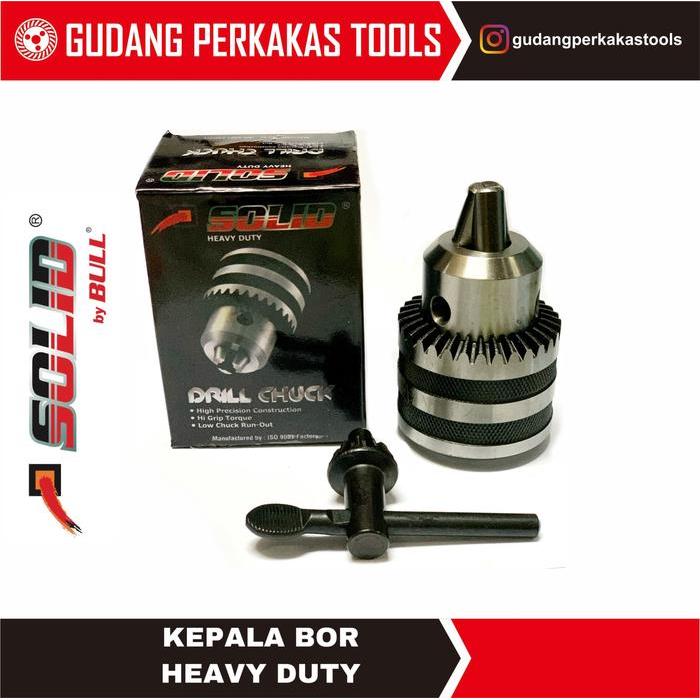 Drill chuck/ Kepala bor kones 16MM B16 Heavy Duty SOLID
