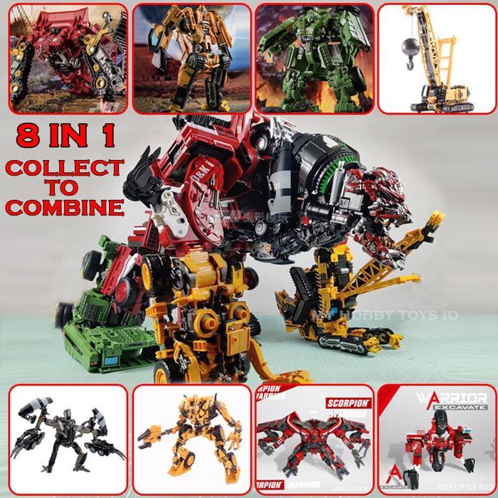 SALE ACTION FIGURE TRANSFORMERS DEVASTATOR MECHANICAL TEAM 8 IN 1 COMBINE READYY