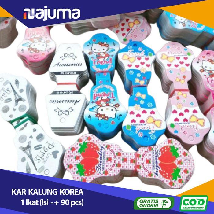 Kertas Label Korea Gantungan Penjepit Plastik Aksesoris Label kertas
