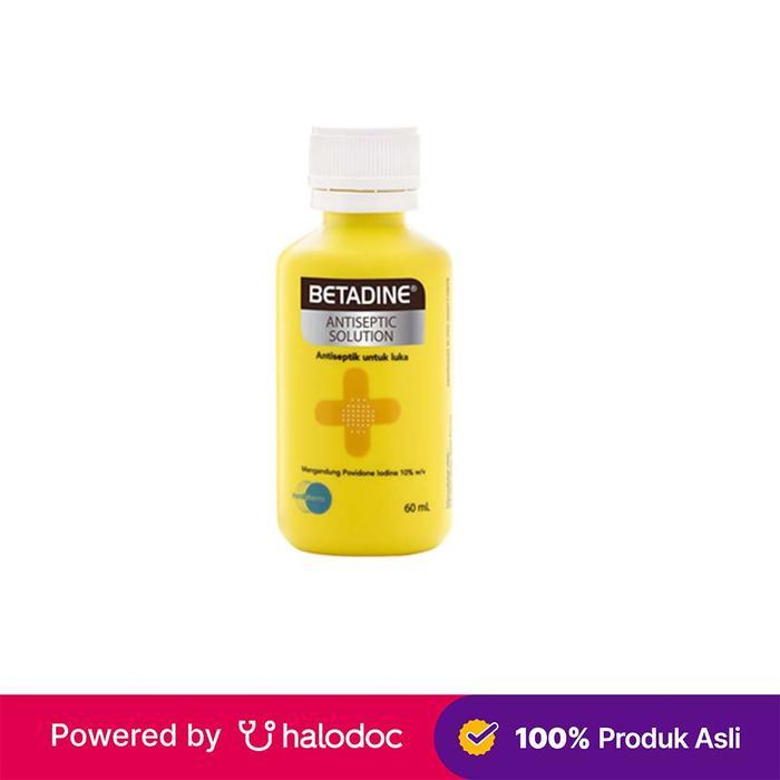 Betadine Solution 60 Ml - Antiseptik - Halodoc