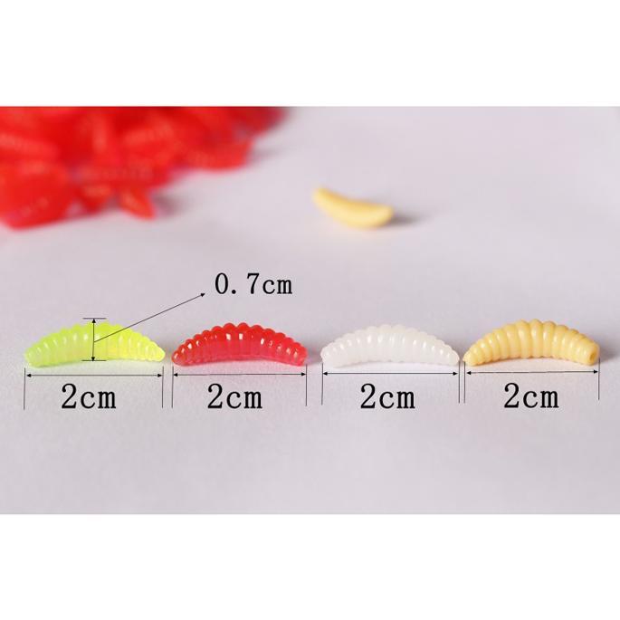 TERMURAH 10pcs Umpan pancing Cacing fishing Soft lure worm silikon