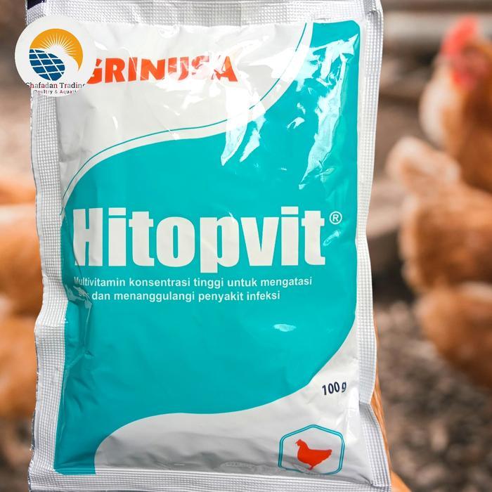 MULTIVITAMIN KONSENTRASI TINGGI UNTUK TERNAK UNGGAS HITOPVIT 100 GR