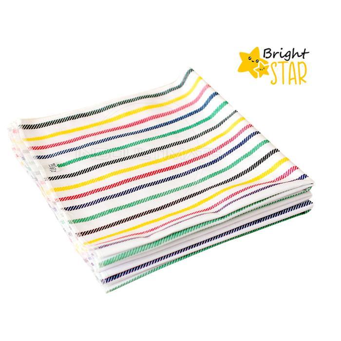 Alas Ompol Bayi BABY STAR Kain Lurik Alas Tidur Bayi AO-05 Alas Kain Penyerap Ompol Bayi Alas Perlak