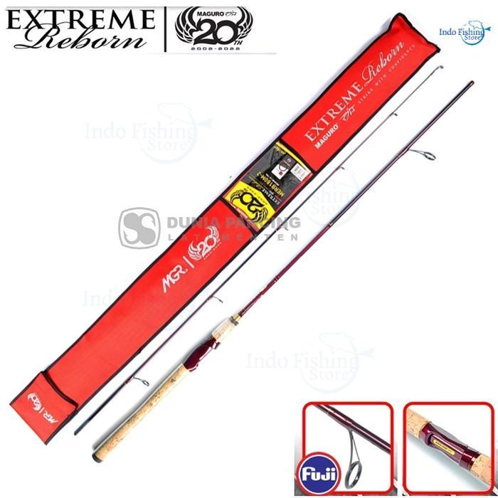 Joran Spinning MAGURO Extreme Reborn GP & Reborn 165 180 cm Stik Pancing Galatama Mancing Kolam Ikan