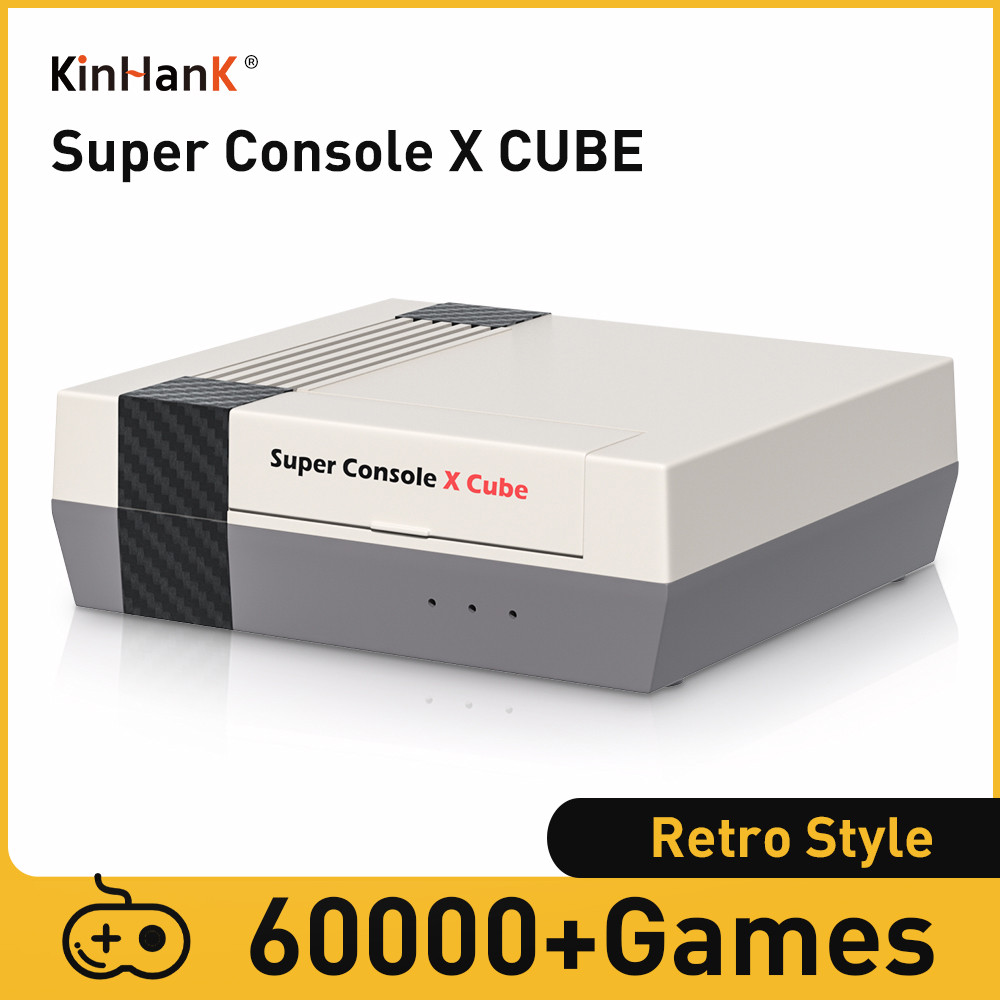 - Kinhank Super Console X Cube Retro Game Console Support 60000 Video