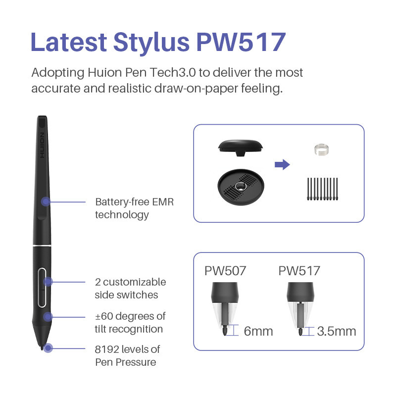 - Top Kamvas 13 Black Graphic Drawing Tablet Monitor Full Lamination Drawing Monitor Gamut 120%Srgb