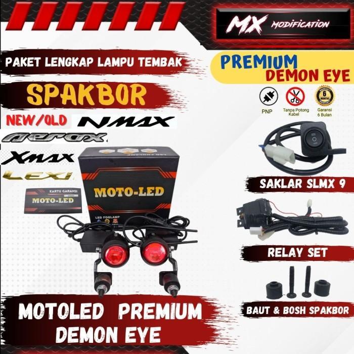 Paket Lengkap Lampu Tembak Spakbor Aerox , Nmax ,New Nmax 2020 , Lexi , Xmax Motor Motorcycle