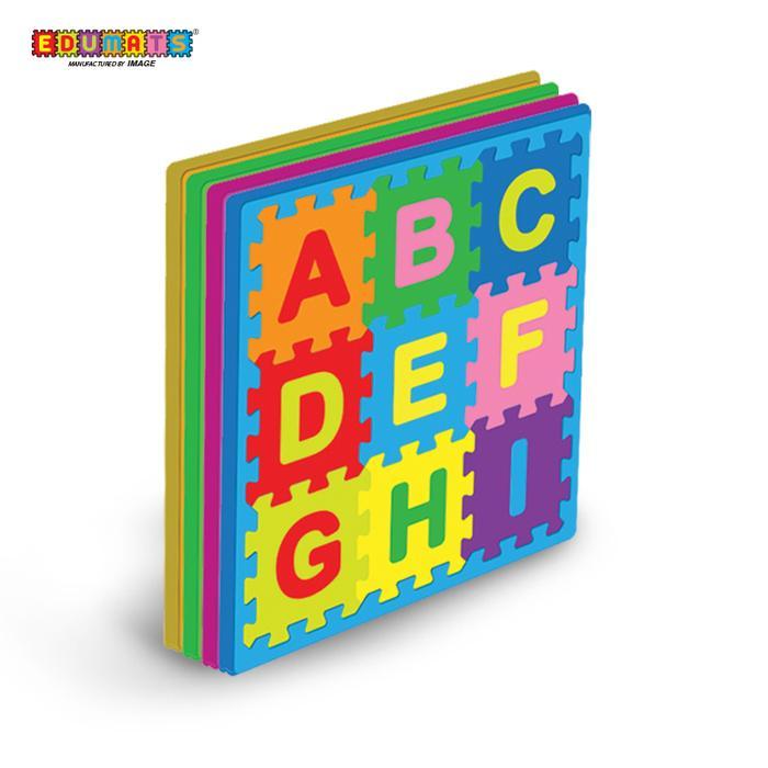 Image Toys Edumat Karpet Matras Evamat Puzzle Tikar Huruf & Angka Medium Karpet Puzzle [4 Lbr]