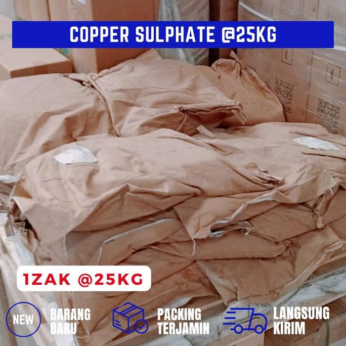 copper sulphate / cooper sulfate / prusi / trusi bubuk zak 25kg GOJEK Biru Kristal