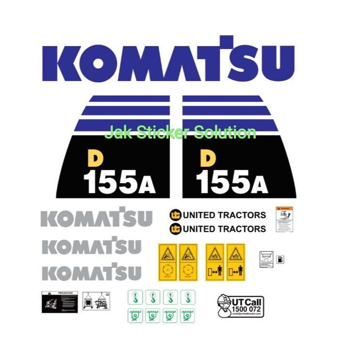Stiker Dozer Komatsu D155A