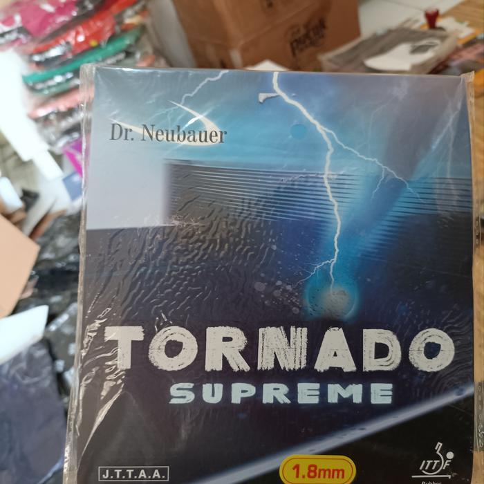 ASLI KARET TENIS MEJA BINTIK DR NEUBAUER TORNADO SUPREME GINAL READY STOCK