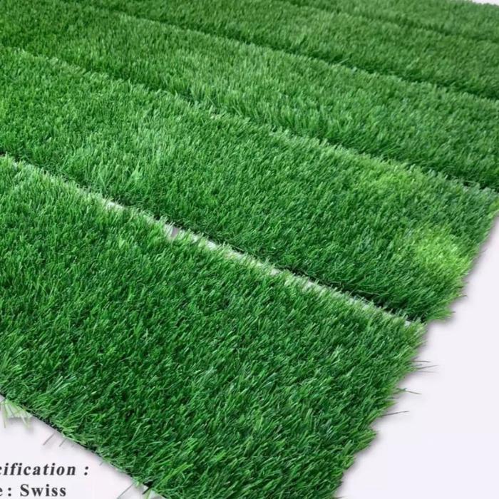 rumput sintetis swiss 3cm 1roll ukuran 2m x 25meter rumput sintetis meteran murah /rumput sintetis