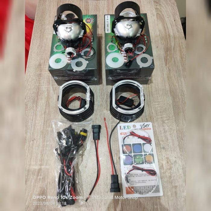 Packet Lengkap Proji Sms Siap Pasang Pnp H4 R3 Xl7 Mobilio Garansi 2Th