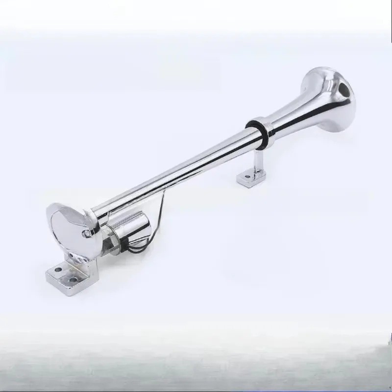 12V Car Motorcycle Horn 150Db Electric Air Pump Whistle Single New For 17 Inch Loud Speaker Siren 4