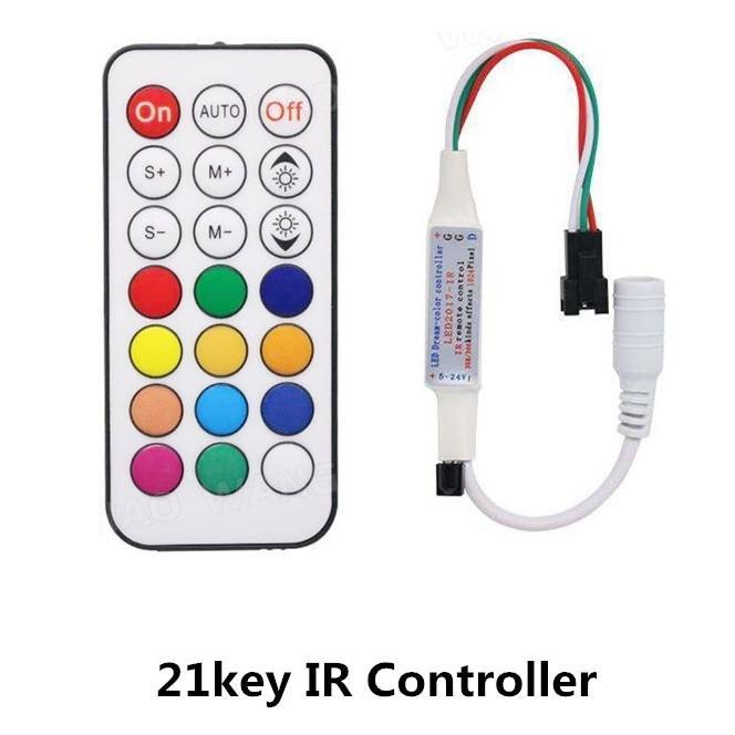 Promo Modul Remot Led Strip Rgb Remote Rf Controller Lampu Rf21 Ws2811 Ws2812B Original