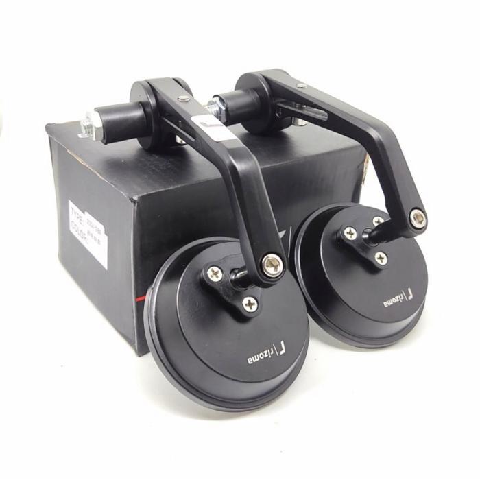 Promo Spion Jalu Bulat Rizoma-Bar End Mirror Bulat Rizoma Universal Original