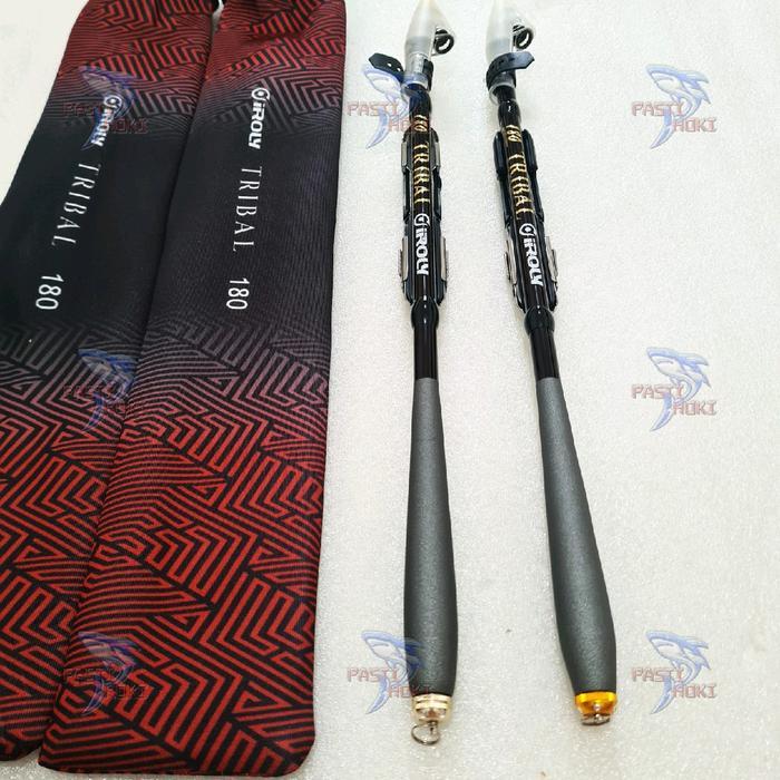 Joran telescopic iroly tribal 180 / joran udang / joran tegek kolong
