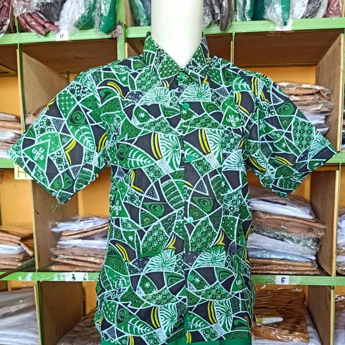 New- hem batik uks sidoarjo/ hem sd/ hem lengan pendek/ seragam sekolah