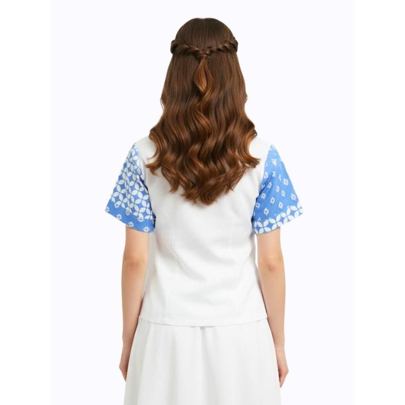 (COD) BLOUSE BATIK WANITA - BHATARA BATIK MISAKI - KIMONO - ATASAN BATIK LENGAN PENDEK