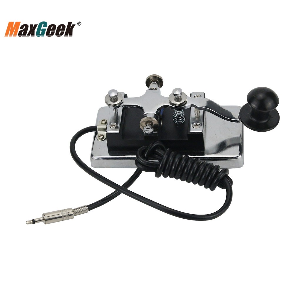 Maxgeek K4 Manual Telegraph Key Morse Key Cw Key Fit Shortwave Radio Morse Code Practices Cw