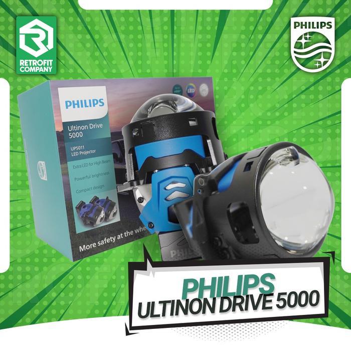 PHILIPS Ultinon Drive 5000 UP5011 BiLED Headlamp Projector 3 inch