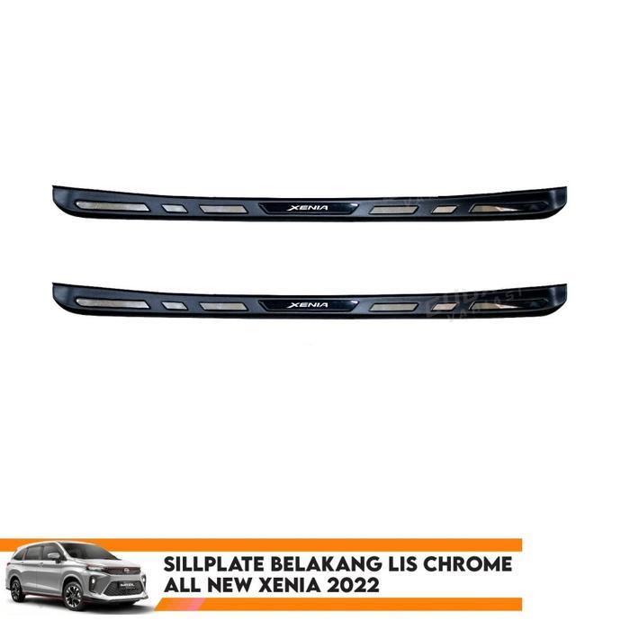 Sillplate Belakang All New Xenia 2022 Lis Chrome Car