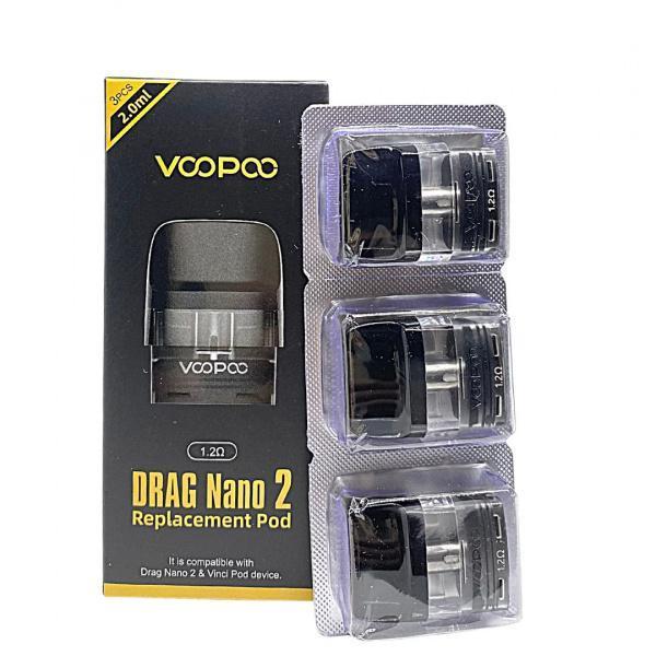 CATRIDGE DRAG NANO 2 1.2 OHM AUTHENTIC BY VOOPOO / CATRIDGE VINCI POD / VINCI Q