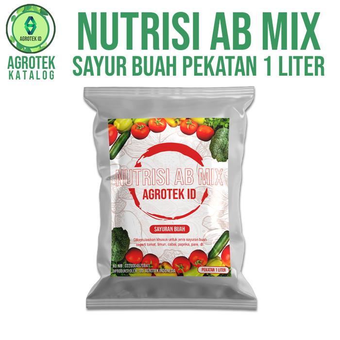 Nutrisi Hidroponik AB Mix Sayuran Buah Pekatan 1 Liter Premium