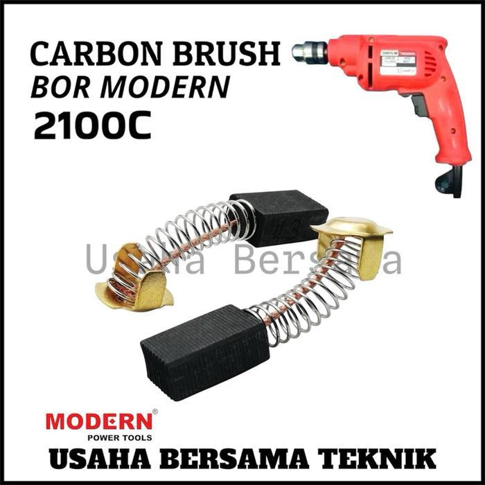 CARBON BRUSH M2100C FOR MESIN BOR MODERN M2100/ BROSTEL MODERN M2100 / BOSTEL COAL BOR IMPACT MODERN