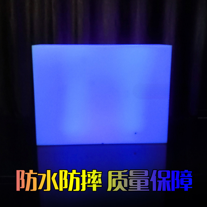 Rectangular Creative Led Illuminated Bar Dj Booth Outdoor Cocktail
