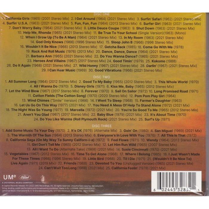 Cd The Beach Boys - The Very Best Of The Beach Boys 60Th Anniv 3Cd