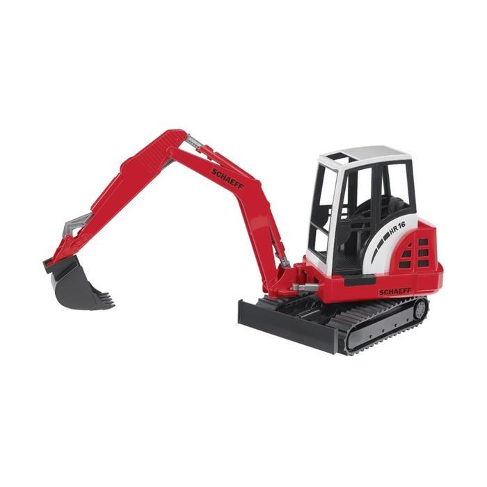 2zxv- Bruder 2432 Schaeff Hr16 Mini Excavator - Mainan Miniatur Truk Konstruksi Alat Berat