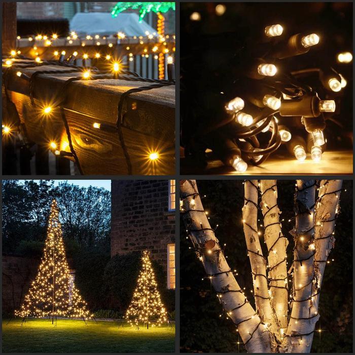 Lampu Tumblr Kabel Hitam 10 Meter Lampu Hias Natal Dekorasi Outdoor